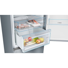 Bosch Serie 4 KGN39VIEB Fridge-Freezer Freestanding 368 L E Stainless Steel