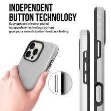 Perfectionists Triangle Mag Case Apple iPhone 17 silver