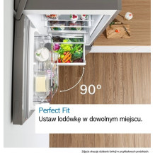 Bosch Serie 4 KGN39VIEB Fridge-Freezer Freestanding 368 L E Stainless Steel