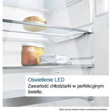 Bosch Serie 4 KGN39VIEB šaldytuvas-šaldiklis, laisvai pastatomas, 368 LE, nerūdijančio plieno