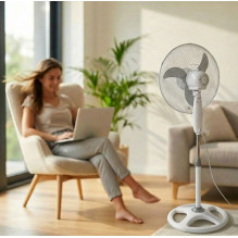 Esperanza EHF002WE, 16 '' standing fan, White and Gray Esperanza EHF002WE, 16 '' standing fan, White and Gray