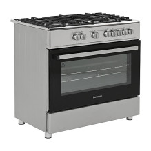 Ravanson KWGE-K90A Cheff (nerūdijančio plieno) dujinė ir elektrinė viryklė