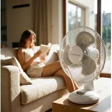 Desktop fan 9" Esperanza EHF004WE ZEPHYR White-Gray Desktop fan 9" Esperanza EHF004WE ZEPHYR White-Gray