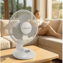 Desktop fan 9" Esperanza EHF004WE ZEPHYR White-Gray Desktop fan 9" Esperanza EHF004WE ZEPHYR White-Gray