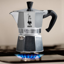 Bialetti Moka Express Moka puodas 0,55 L Juoda, Sidabrinė