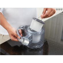 „Black Decker PD1820LF“ rankinis dulkių siurblys, juodas, chromuotas, be maišelio