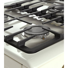 Ravanson Retro KWGE-90ARC dujinė ir elektrinė viryklė (kreminė)