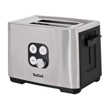 Tefal Equinox TT420D 7 2 slice(s) Black, Stainless steel