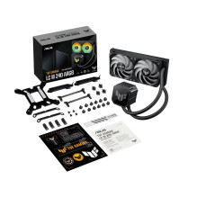 ASUS TUF GAMING LC III 240 ARGB procesorius „viskas viename“ skysčio aušintuvas, 12 cm, juodas ASUS TUF GAMING LC III 240 ARGB procesorius „viskas viename“ skysčio aušintuvas, 12 cm, juodas