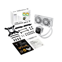 ASUS TUF Gaming LC III 240 ARGB White Edition procesorius. Viskas viename skysčio aušintuvas, 12 cm.