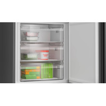 Bosch Serie 6 KGN49LBCF fridge-freezer Freestanding 440 L C Black