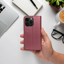 Smart Magnetic Case for Xiaomi Redmi 14C / Redmi A4 / Poco C75 Dark Red