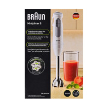 Braun MultiQuick 5 MQ 50001M rankinis trintuvas 1000 W, baltas Braun MultiQuick 5 MQ 50001M rankinis trintuvas 1000 W, baltas