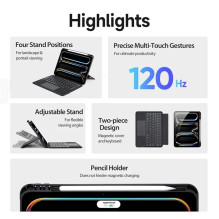 Keyboard case Dux Ducis DK Apple iPad Pro 11 2024 / 2025 black Keyboard case Dux Ducis DK Apple iPad Pro 11 2024 / 2025 black