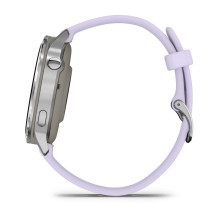„Garmin Venu 4“ 3,05 cm (1,2 colio) AMOLED 41 mm Skaitmeninis 390 x 390 pikselių Jutiklinis ekranas Sidabrinis „Wi-Fi“ G