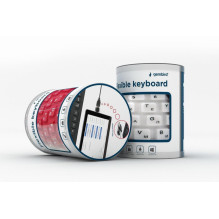 KLAVIATŪRA FLEXIBLE USB ENG / BLACK KB-109F-B GEMBIRD KLAVIATŪRA FLEXIBLE USB ENG / BLACK KB-109F-B GEMBIRD
