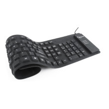 KLAVIATŪRA FLEXIBLE USB ENG / BLACK KB-109F-B GEMBIRD KLAVIATŪRA FLEXIBLE USB ENG / BLACK KB-109F-B GEMBIRD