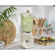 Salter EK6687CRMVDE Retro Glass Jug Blender Salter EK6687CRMVDE Retro Glass Jug Blender