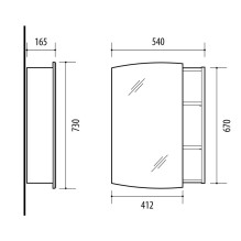 BATHROOM CABINET SV54 SONOMA