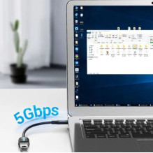 „Vention“ USB 3.1 (1 kartos) C tipo kištukas į A tipo kištuką OTG kabelis, 0,15 m, juodas, PVC tipo