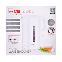 Clatronic WK 3835 elektrinis virdulys 1,7 l 2200 W baltas