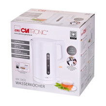 Clatronic WK 3835 electric kettle 1.7 L 2200 W White Clatronic WK 3835 electric kettle 1.7 L 2200 W White