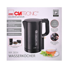 Clatronic WK 3834 elektrinis virdulys 1 l 900 W juodas