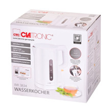 Clatronic WK 3834 elektrinis virdulys 1 l 900 W baltas Clatronic WK 3834 elektrinis virdulys 1 l 900 W baltas