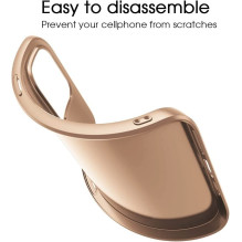 Dėklas X-Level Guardian Samsung S937 S25 Edge auksinis