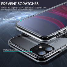 Dėklas X-Level Space II Apple iPhone 12 / 12 Pro skaidrus