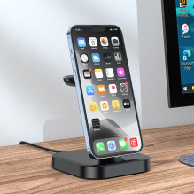 Wireless charger Hoco CW43 Graceful 3-in-1 black