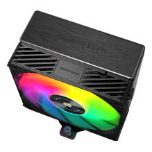 „Mars Gaming MCPUX5ARGB“ kompiuterio aušinimo sistema Procesoriaus oro aušintuvas 12 cm Juodas 1 vnt.