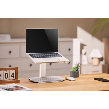 Gembird NBS-D1-02 laptop stand Silver 39.6 cm (15.6")