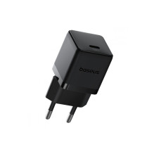 Įkroviklis Baseus Palm 20W USB-C + USB-C to USB-C cable 1.0m juodas P10111602113-01