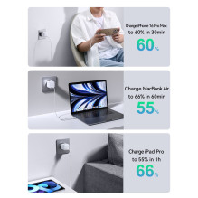 Charger Joyroom JR-TCG15 30W GaN USB-C white Charger Joyroom JR-TCG15 30W GaN USB-C white