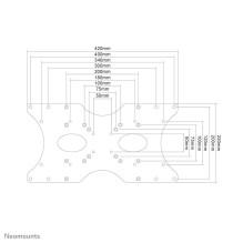 TV SET ACC VESA ADAPTER PLATE / 22-52" FPMA-VESA400 NEOMOUNTS TV SET ACC VESA ADAPTER PLATE / 22-52" FPMA-VESA400 NEOMOUNTS