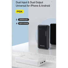 External battery Power Bank Awei P6K 5V / 2.1A 20000mAh black External battery Power Bank Awei P6K 5V / 2.1A 20000mAh black