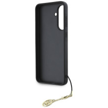 Guess 4G Charms Collection dėklas, skirtas Samsung Galaxy A56 – rudas