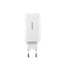 Įkroviklis Joyroom JR-TG10 GaN 65W 2xUSB-C / USB-A + USB-C to USB-C 100W 1.2m cable baltas Įkroviklis Joyroom JR-TG10 GaN 65W 2xUSB-C / USB-A + USB-C to USB-C 100W 1.2m cable baltas