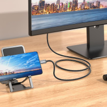 Cable Hoco UA27 USB-C to HDMI gray Cable Hoco UA27 USB-C to HDMI gray