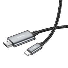 Cable Hoco UA27 USB-C to HDMI gray Cable Hoco UA27 USB-C to HDMI gray