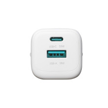 Įkroviklis Joyroom JR-TG7 33W USB-C / USB-A baltas