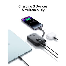 External battery Power Bank Joyroom JR-PBF18 22.5W with Lightning cable 10000mAh black External battery Power Bank Joyroom JR-PBF18 22.5W with Lightning cable 10000mAh black