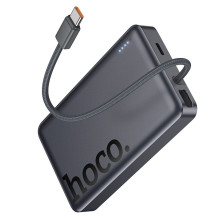 Išorinė baterija Power Bank Hoco Q44 20W MagSafe 10000mAh juoda Išorinė baterija Power Bank Hoco Q44 20W MagSafe 10000mAh juoda