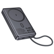 External battery Power Bank Hoco Q44 20W MagSafe 10000mAh black