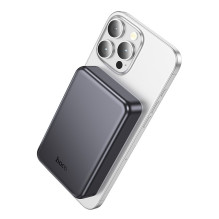 Išorinė baterija Power Bank Hoco J160A PD20W MagSafe 10000mAh juoda Išorinė baterija Power Bank Hoco J160A PD20W MagSafe 10000mAh juoda