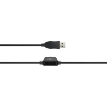 CANYON PC ausinės CHSU-1 PC Mic USB 2m Black