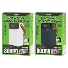 External battery Power Bank Remax RPP-566 22.5W 80000mAh gray