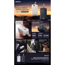 Išorinė baterija Power Bank Remax RPP-117 22.5W 50000mAh juoda Išorinė baterija Power Bank Remax RPP-117 22.5W 50000mAh juoda