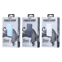 Išorinė baterija Power Bank Remax RPP-26 12W 20000mAh juoda Išorinė baterija Power Bank Remax RPP-26 12W 20000mAh juoda